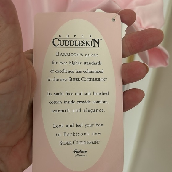 Barbizon Satin-Feel outside Soft Brushed Cotton Inside Pajamas Size Small - Picture 6 of 15